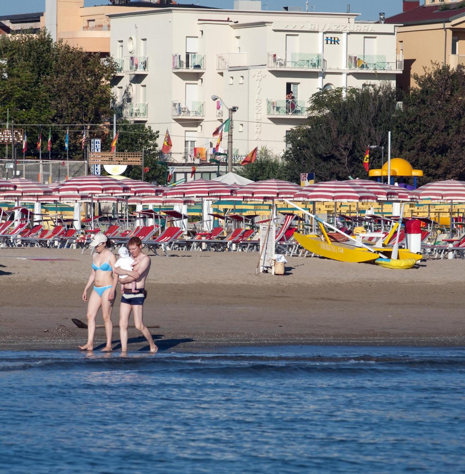Hotel Rivazzurra Rimini Exteriör bild